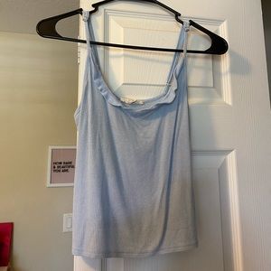 Baby blue tank top